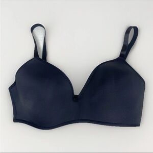 International Intimates Black Bra 36D Padded Lined Wireless